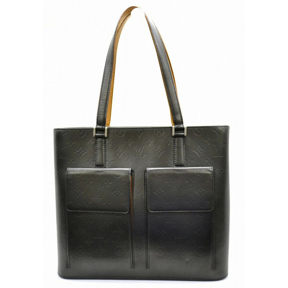 Louis Vuitton Monogram Matte Wilwood Tote Bag Shoulder Noir Black
